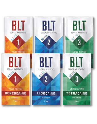 BLT Pain Numbing Creams