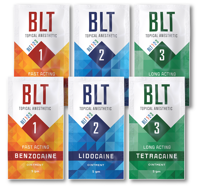 BLT Pain Numbing Creams